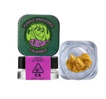 Photograph of product: Purple Smackerz Crumble 1g - Crumble