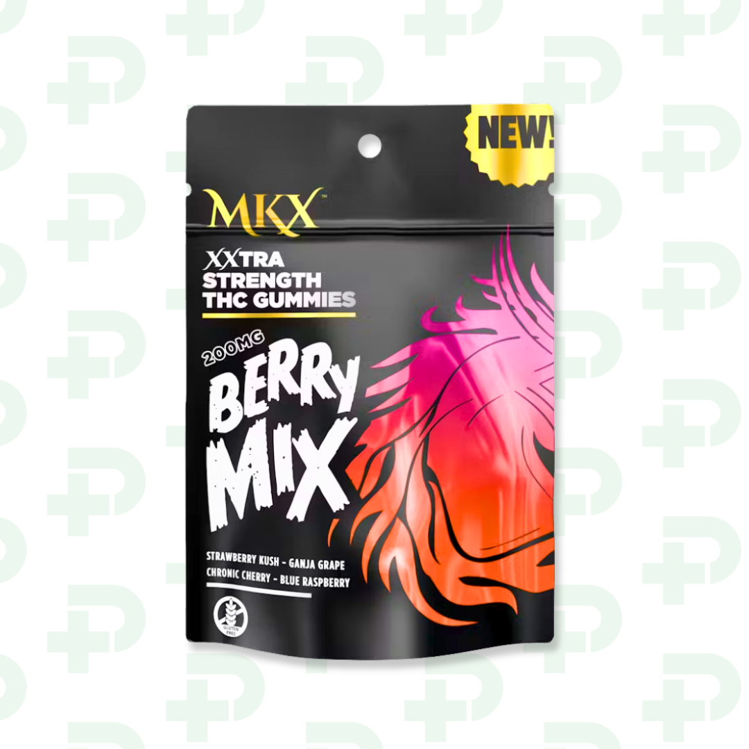 Photograph of product: MKX 200mg Gummies - Berry Mix