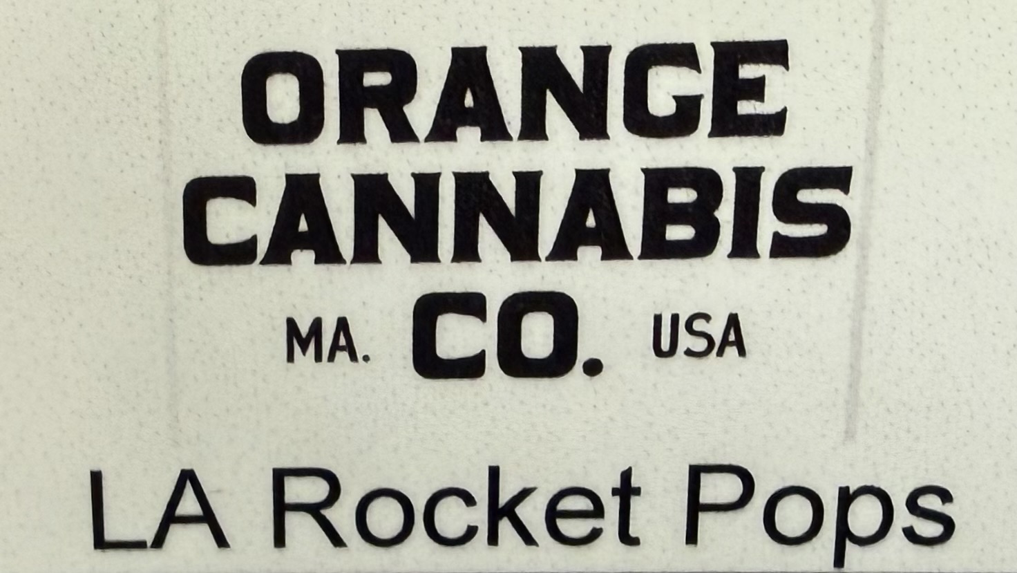 Photograph of product: Orange Oui'd Co. | LA Rocket Pop | Preroll | 1g