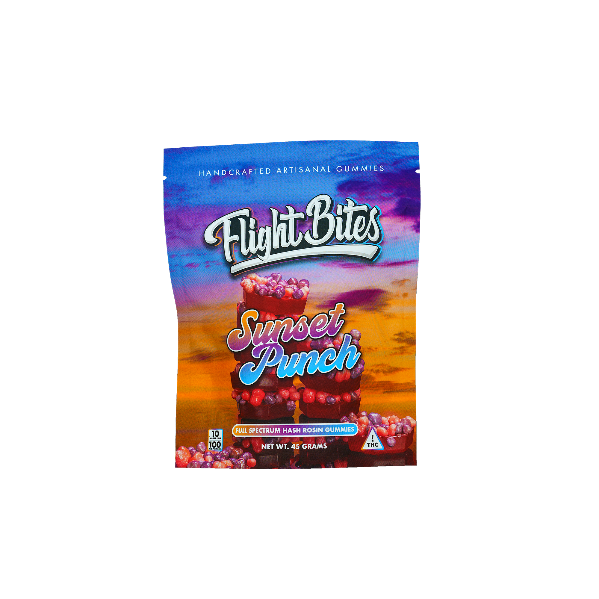 Photograph of product: Flight Bites Sunset Punch Gummies