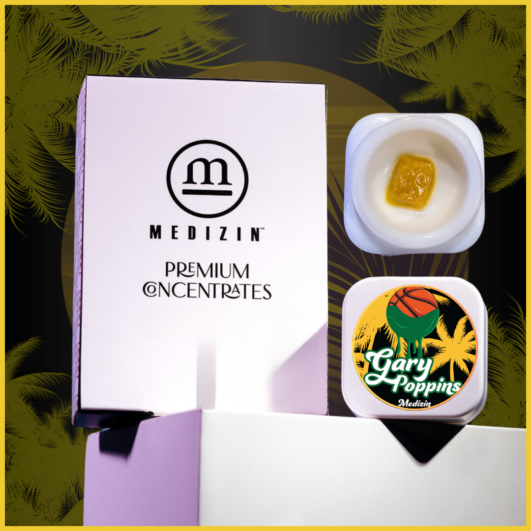 Photograph of product: Gary Poppins .5g Live Resin Badder