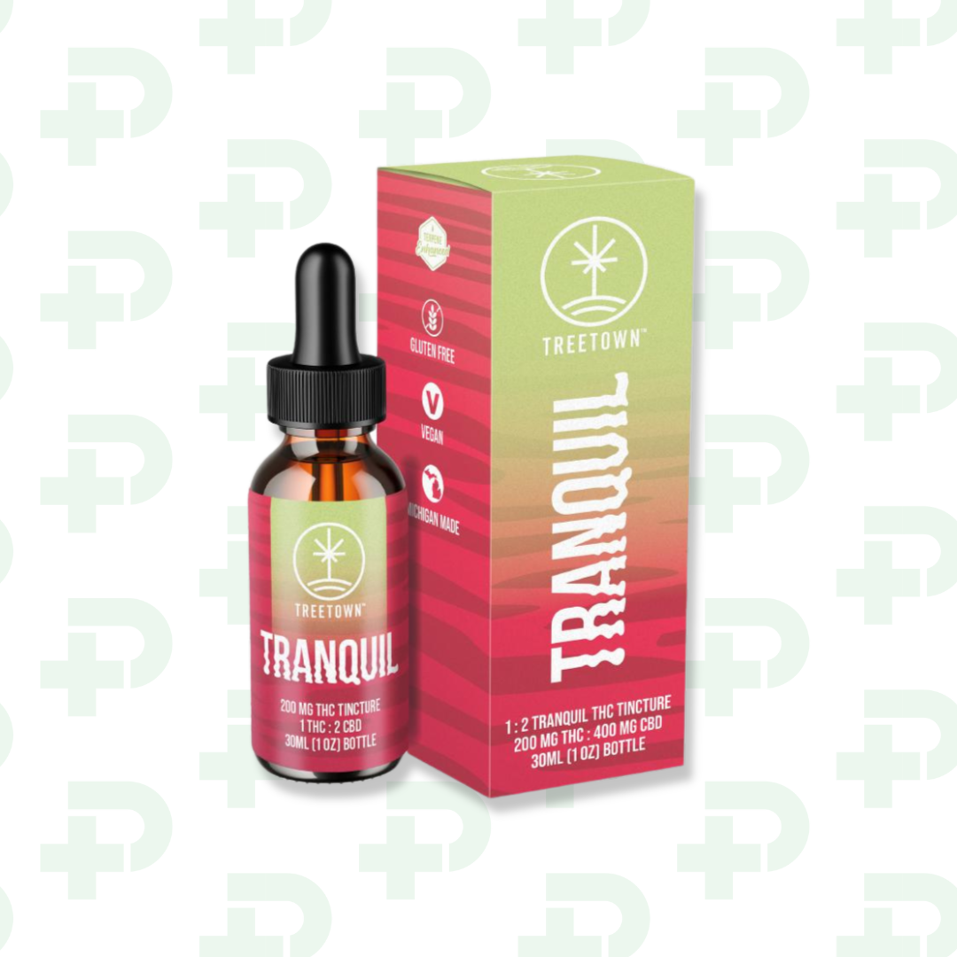 Photograph of product: Treetown Tincture - Tranquil 200mg TH-oui 400mg CBD