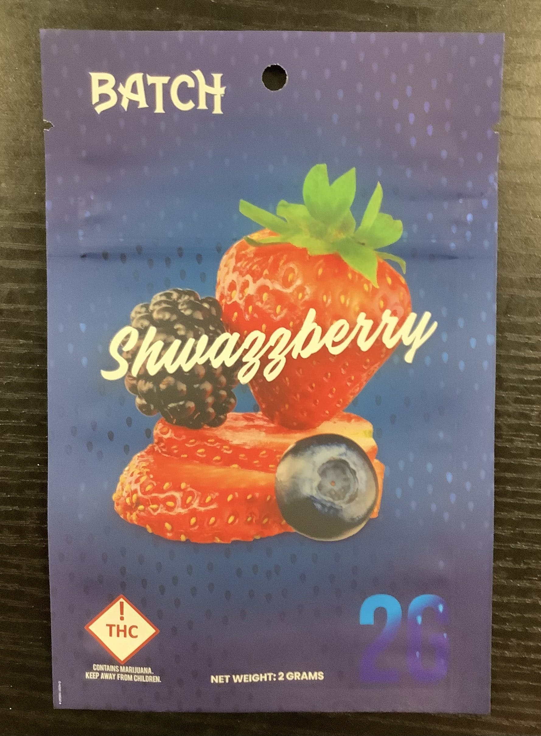 Photograph of product: Batch - 2g - Shwazzberry