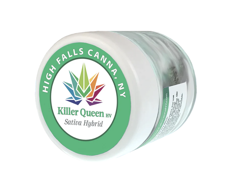 Photograph of product: High Falls Canna | Killer Queen | 3.5G Flower Jar
