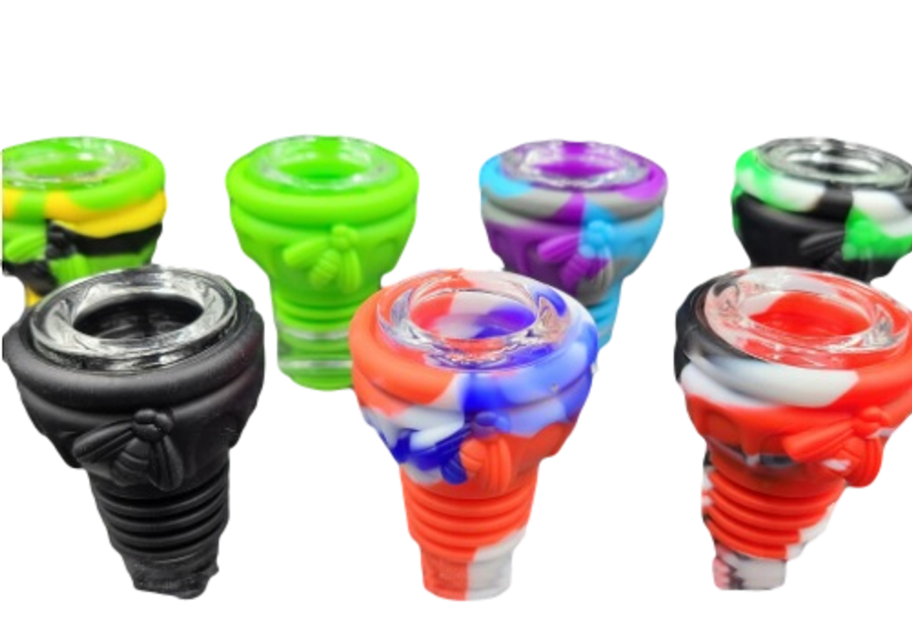 Photograph of product: Bee Flower Slide Bowl | 14mm/18mm