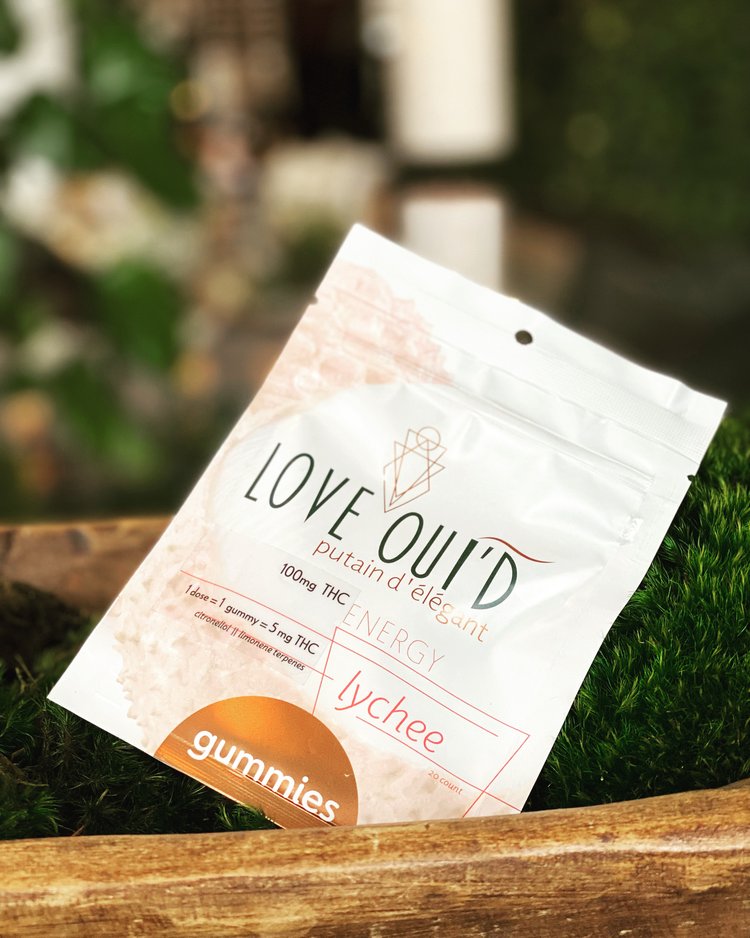 Photograph of Product: Lychee Energy Gummies | 20ct. Gummies | Love Oui'd