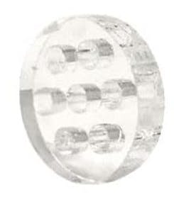 Photograph of product: Honeycomb Glass Screen with Holes (8mm)