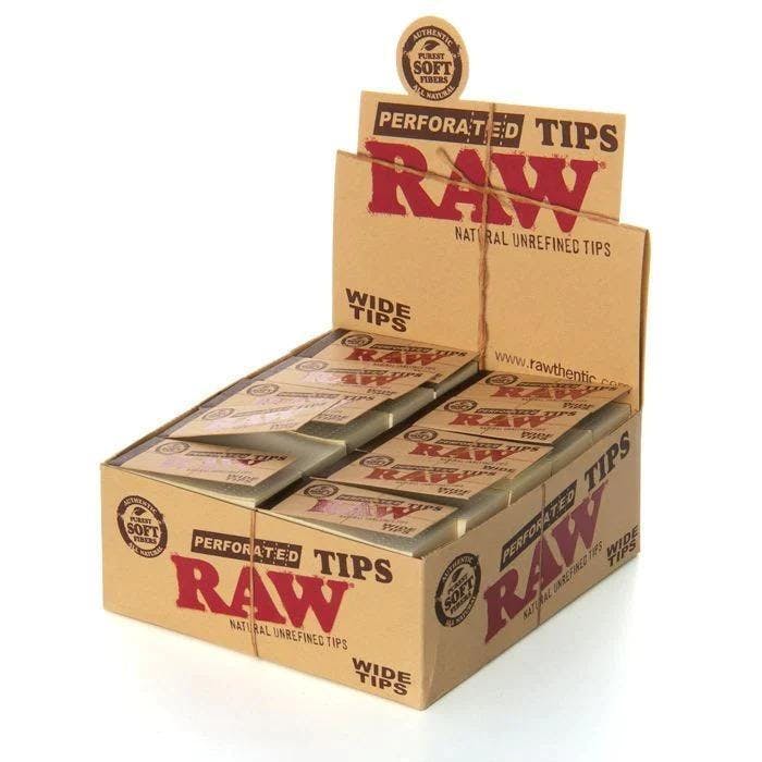Photograph of product: RAW Wide Tip 50pk