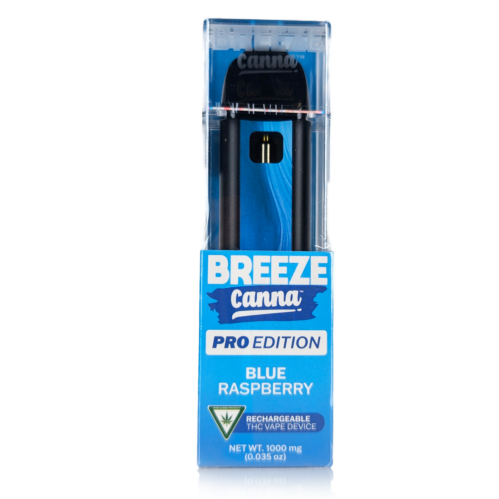 Photograph of product: BREEZE PRO - BLUE RASPBERRY SPECIAL EDITION - DISPOSABLE CARTRIDGE