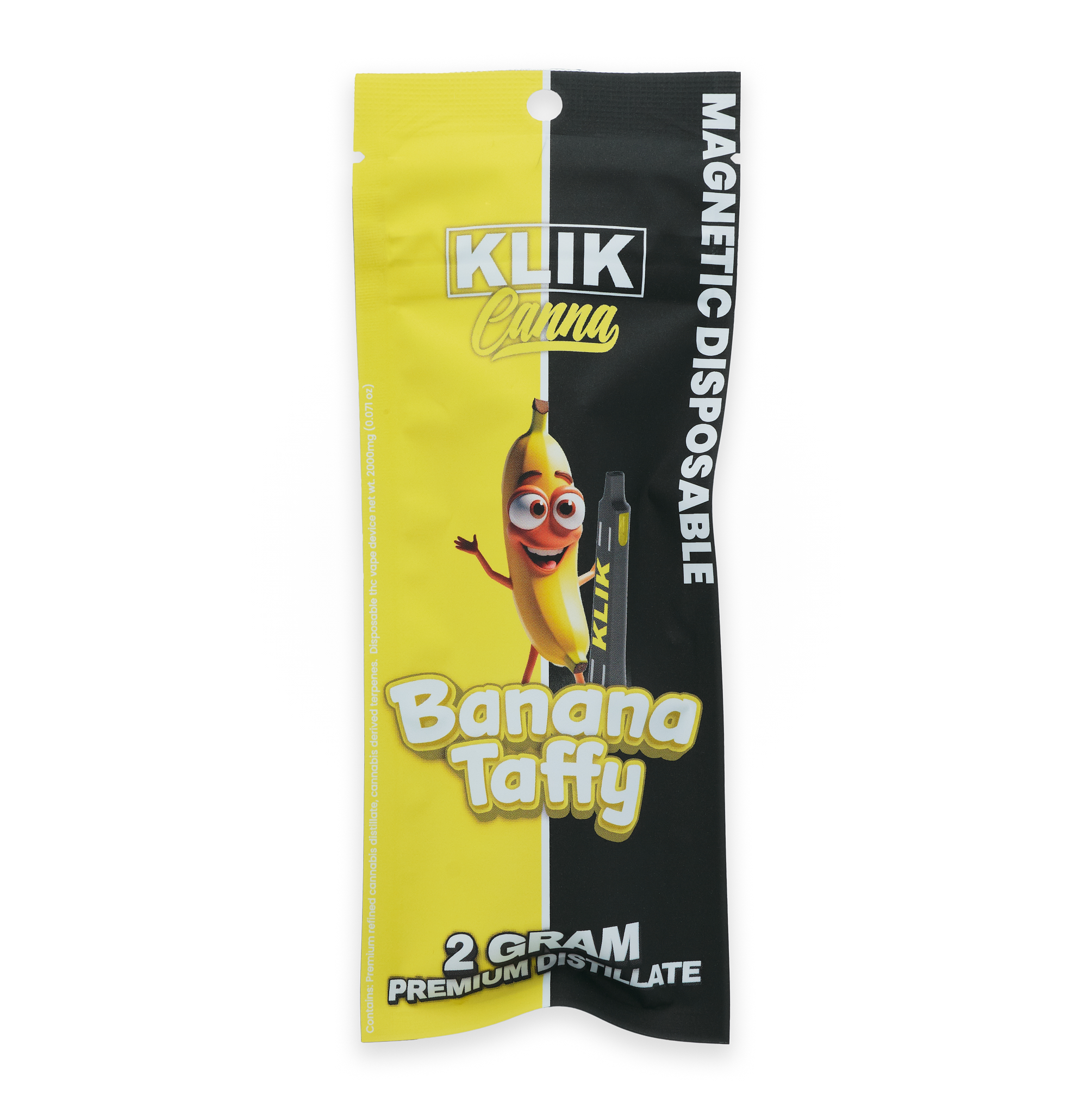 Photograph of product: Banana Taffy | 2G Disposable Vape