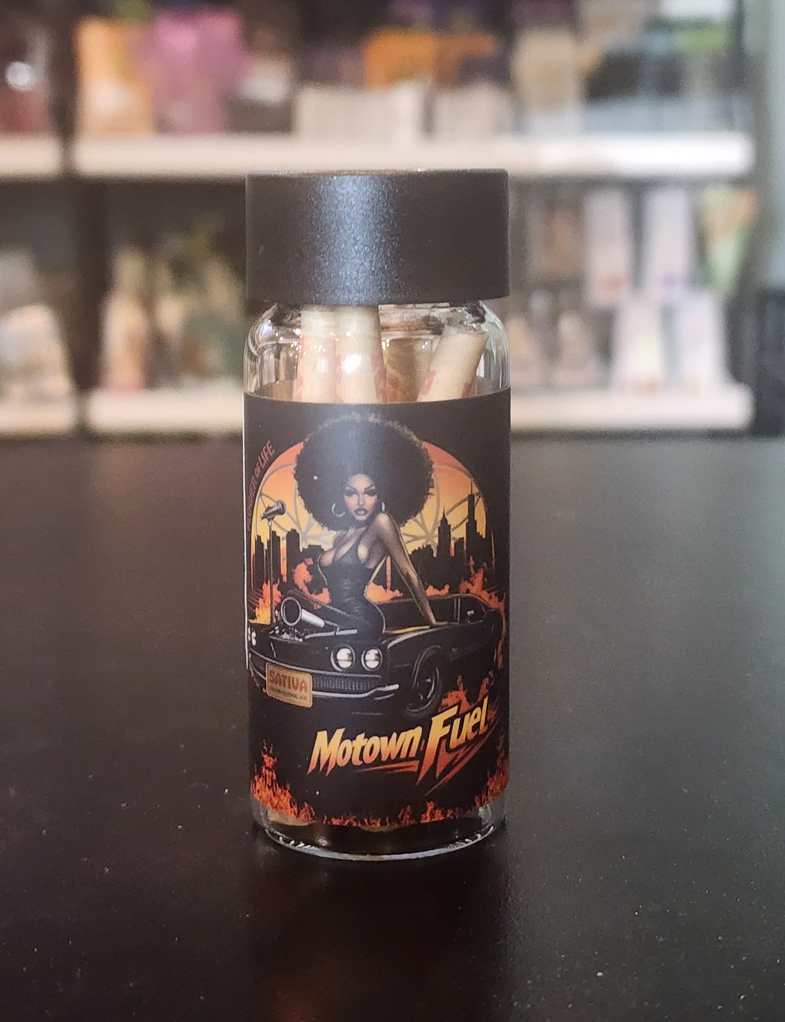 Photograph of product: 0.7G MOTOWN FUEL PRE-ROLL 5-PACK