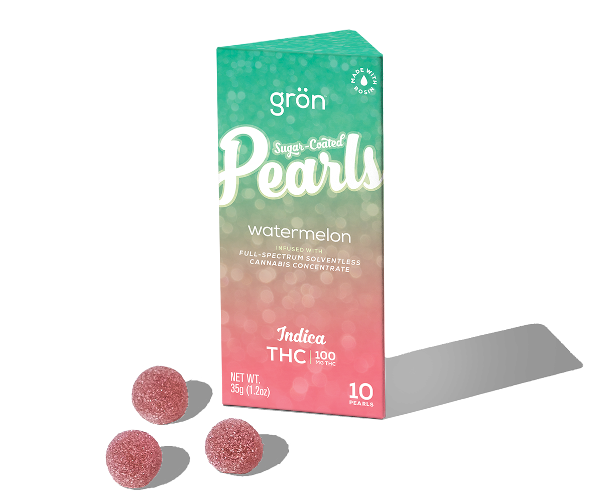 Photograph of product: gron - 100mg - TH-oui Watermelon Pearls