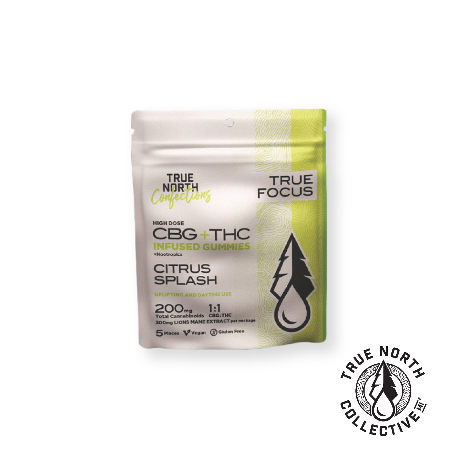 Photograph of product: 1:1 Citrus Splash Distillate Gummies TH-oui:CBG - 200mg