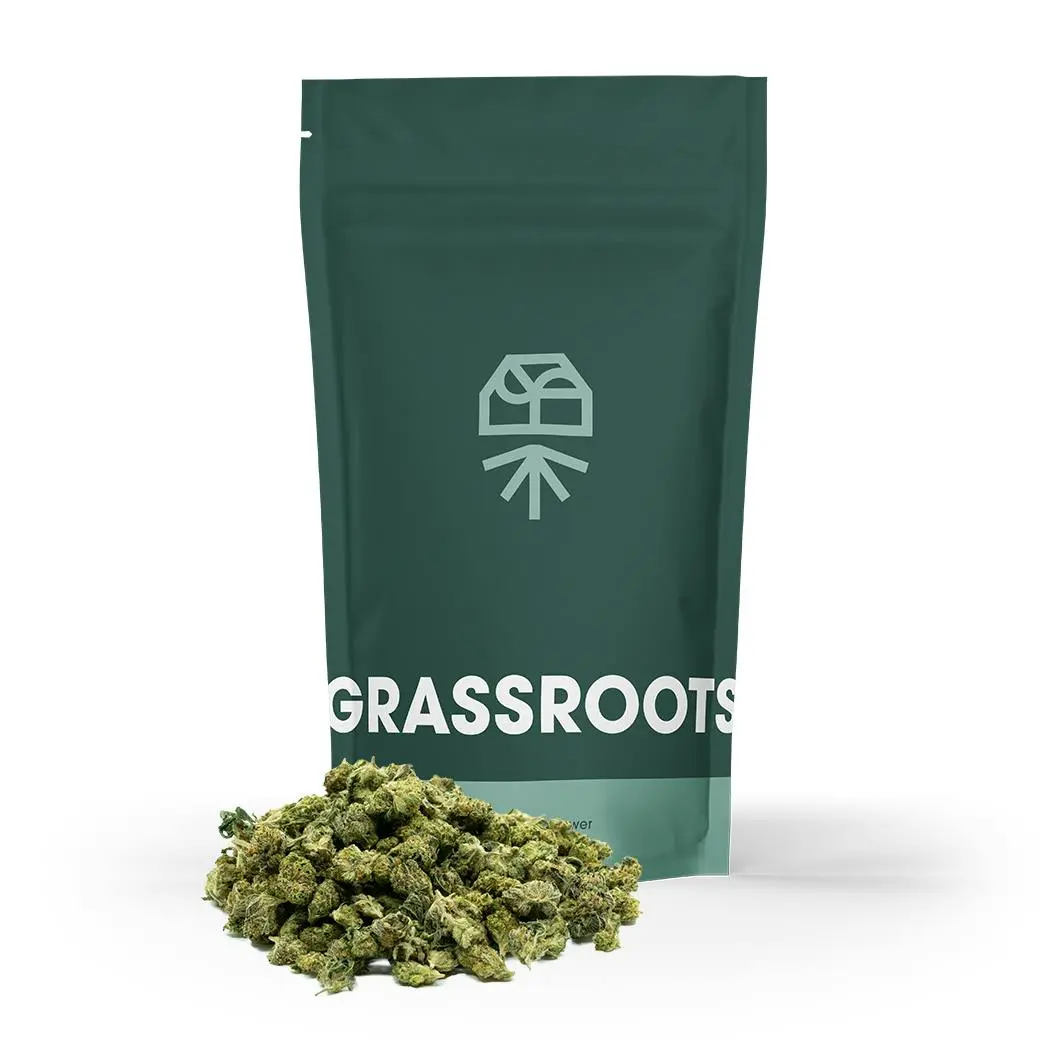 Photograph of product: Grassroots - Whole Flower- Funky Charms- 14g- Hybrid