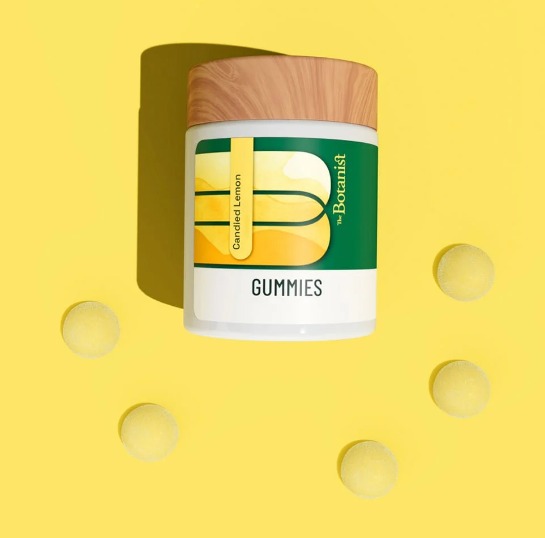 Photograph of product: Candied Lemon Gummies 110mg -4pk