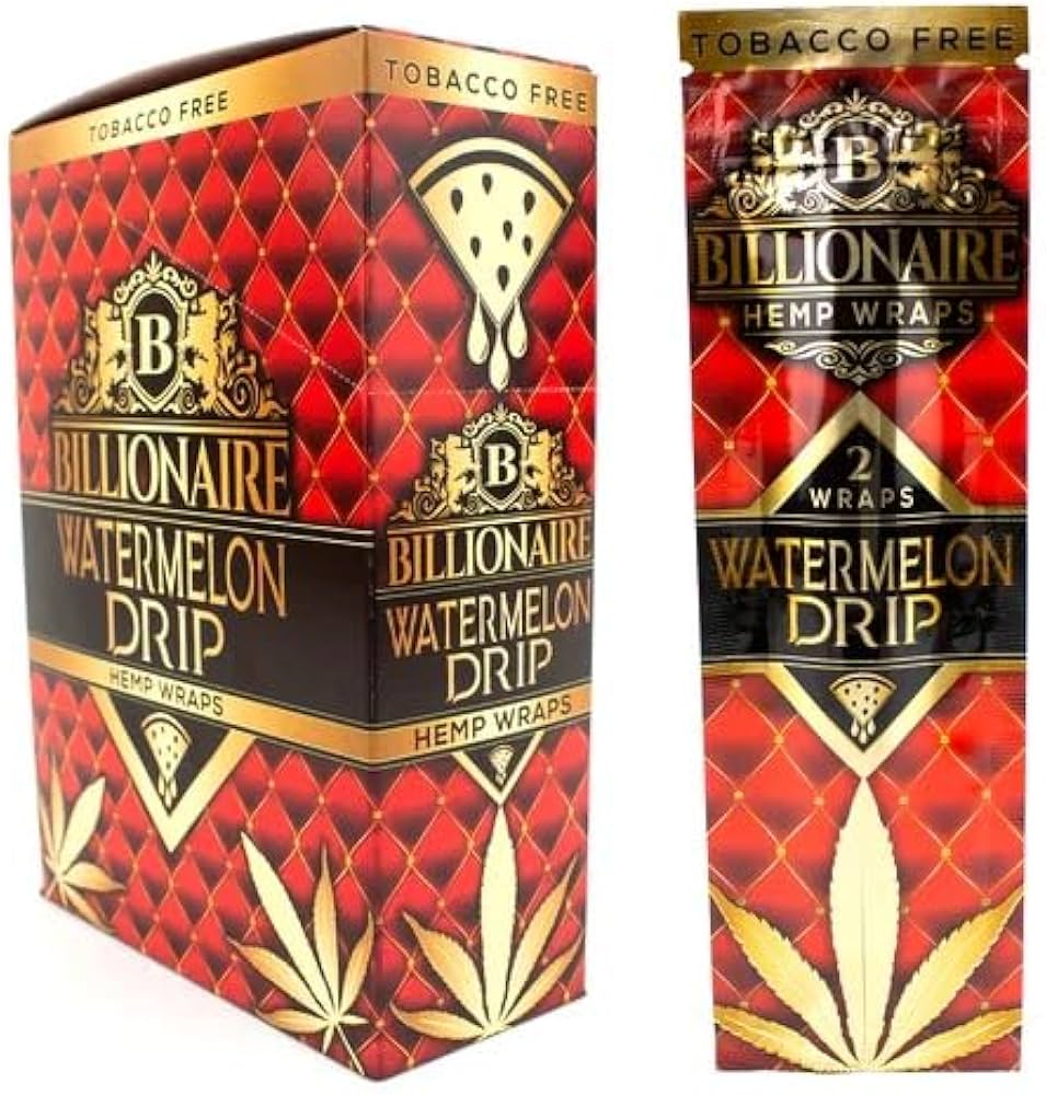 Photograph of product: Billionaire Hemp Wraps - Watermelon Drip