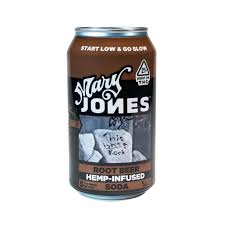 Photograph of product: Mary Jones - Root Beer - Soda - 100mg