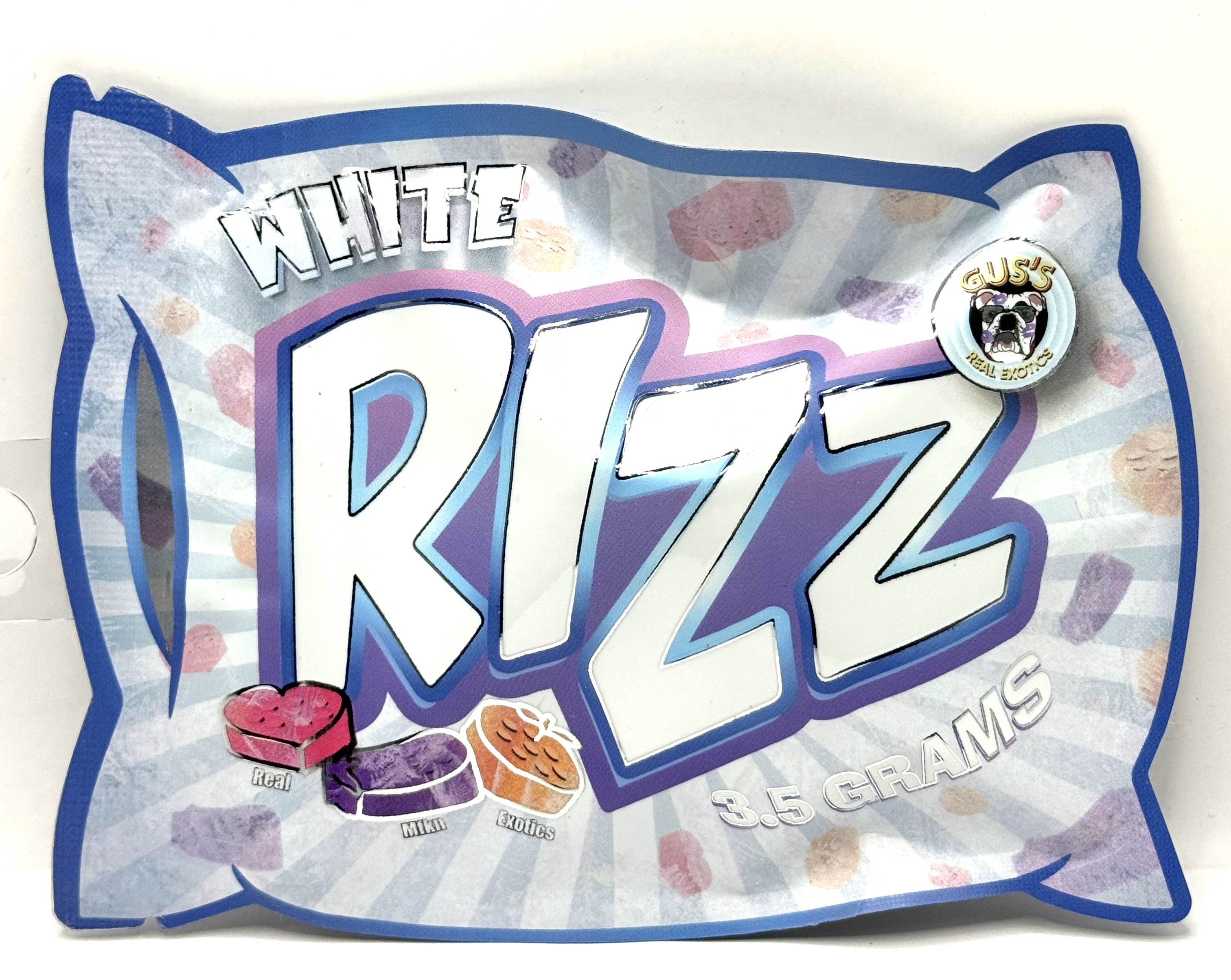 Photograph of product: Gus's Exotics | White Rizz | 3.5g Bag