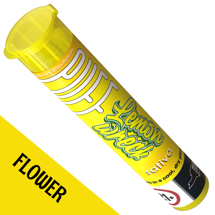 Photograph of product: Pre-Rolls | Puff | Lemon Wreck Single Oui'd
