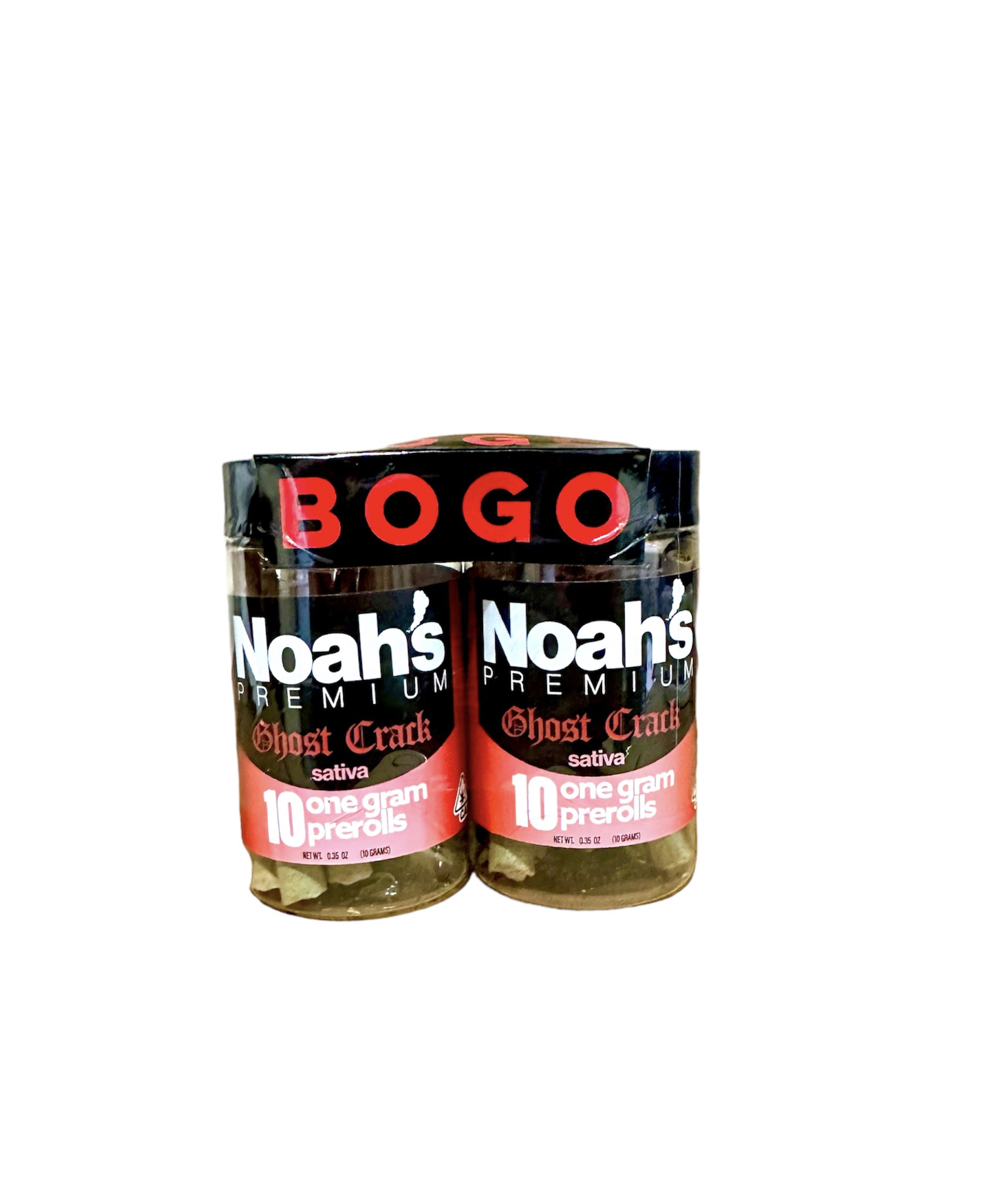 Photograph of Product: Noahs BOGO - Ghost Crack Sativa - Prerolls 20pk