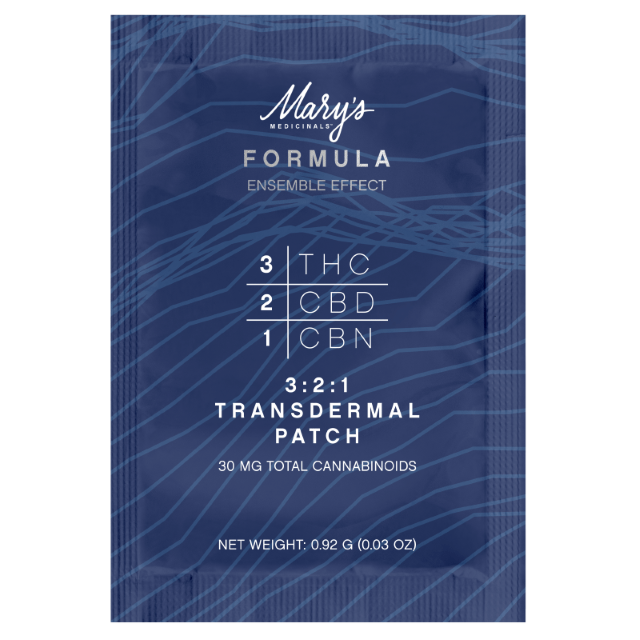 Photograph of product: THE FORMULA TRANSDERMAL PATCH 3:2:1 TH-oui:CBD:CBN