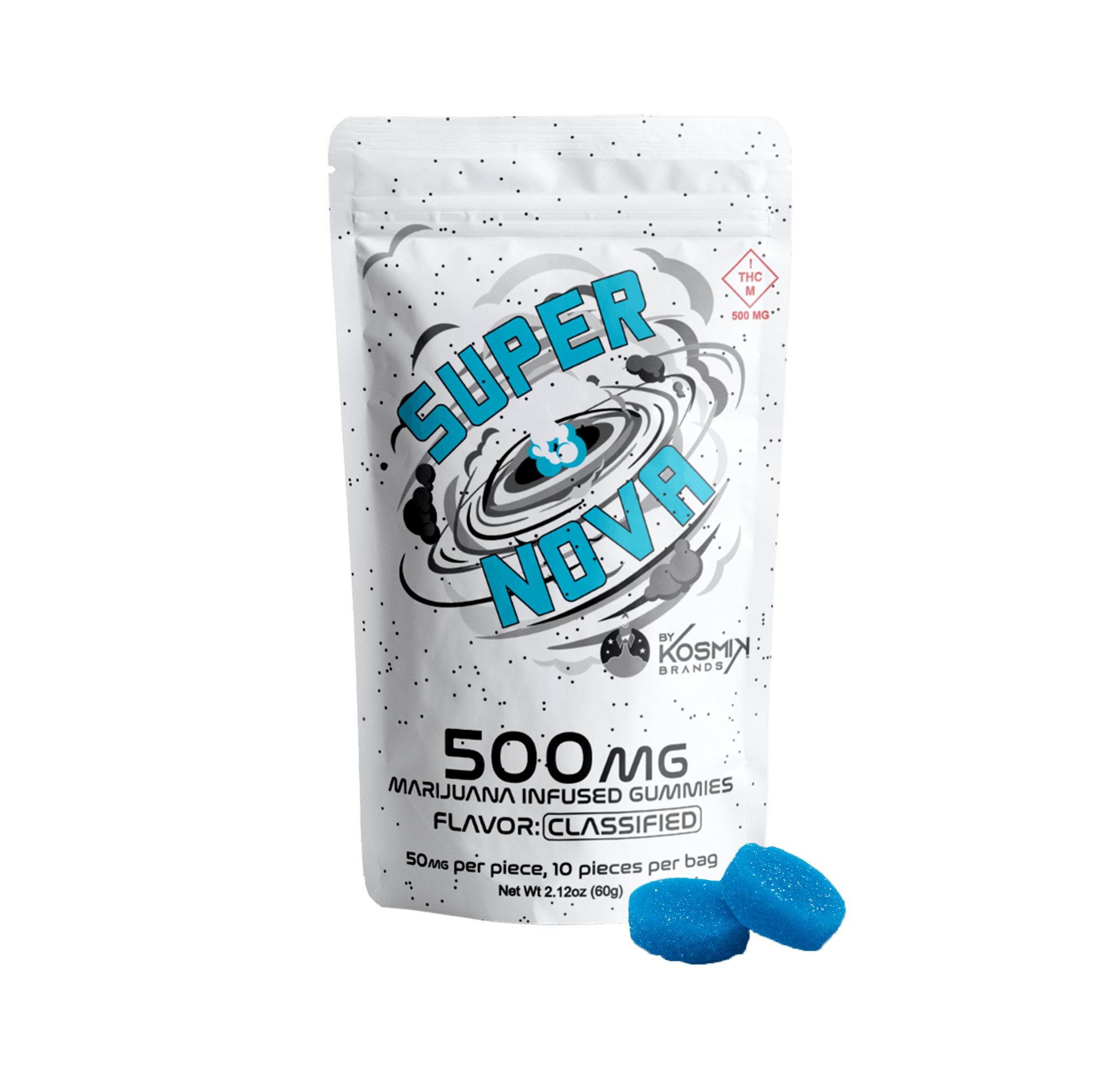 Photograph of product: 500mg Gummies | Supernova Blue