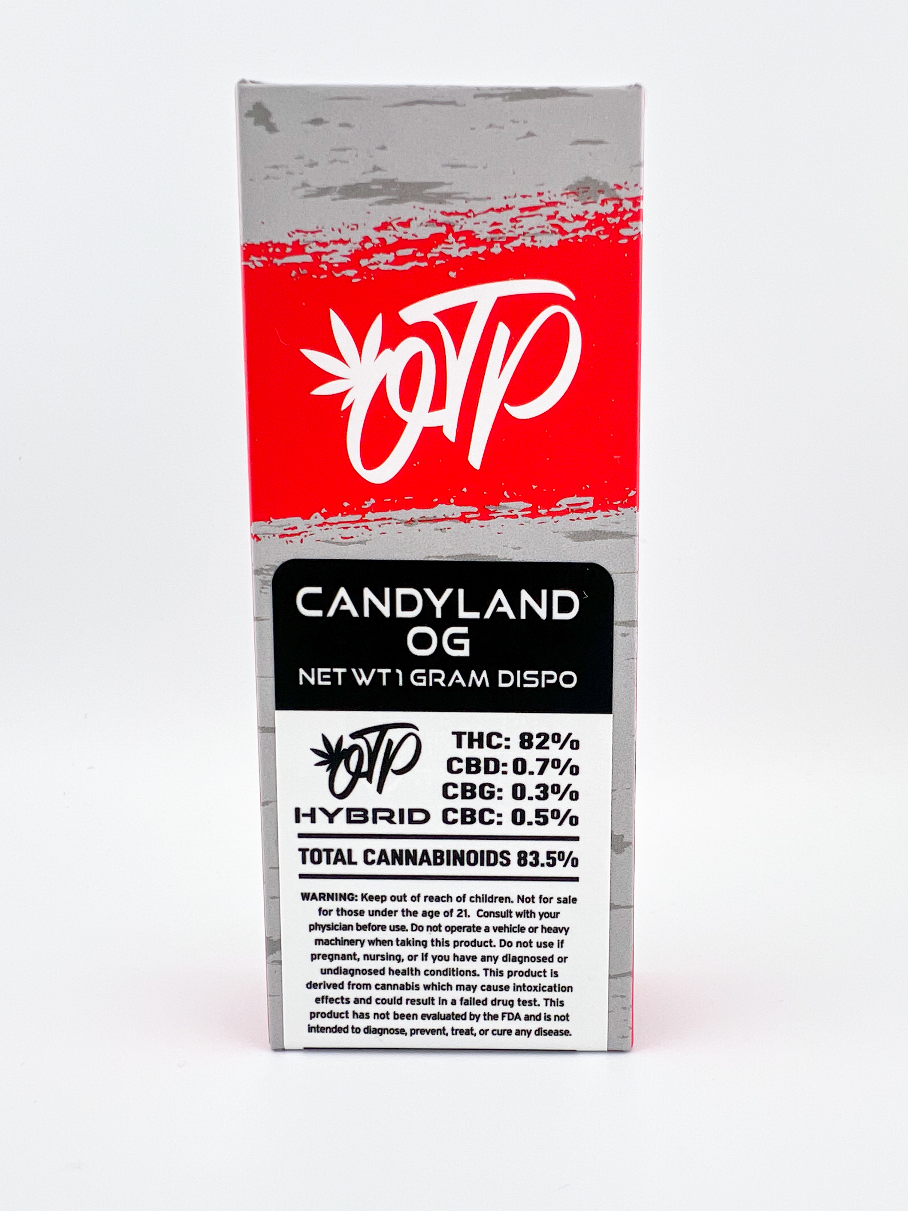 Photograph of product: Off The Path - Candyland OG - Hybrid - 1g Disposable Vape