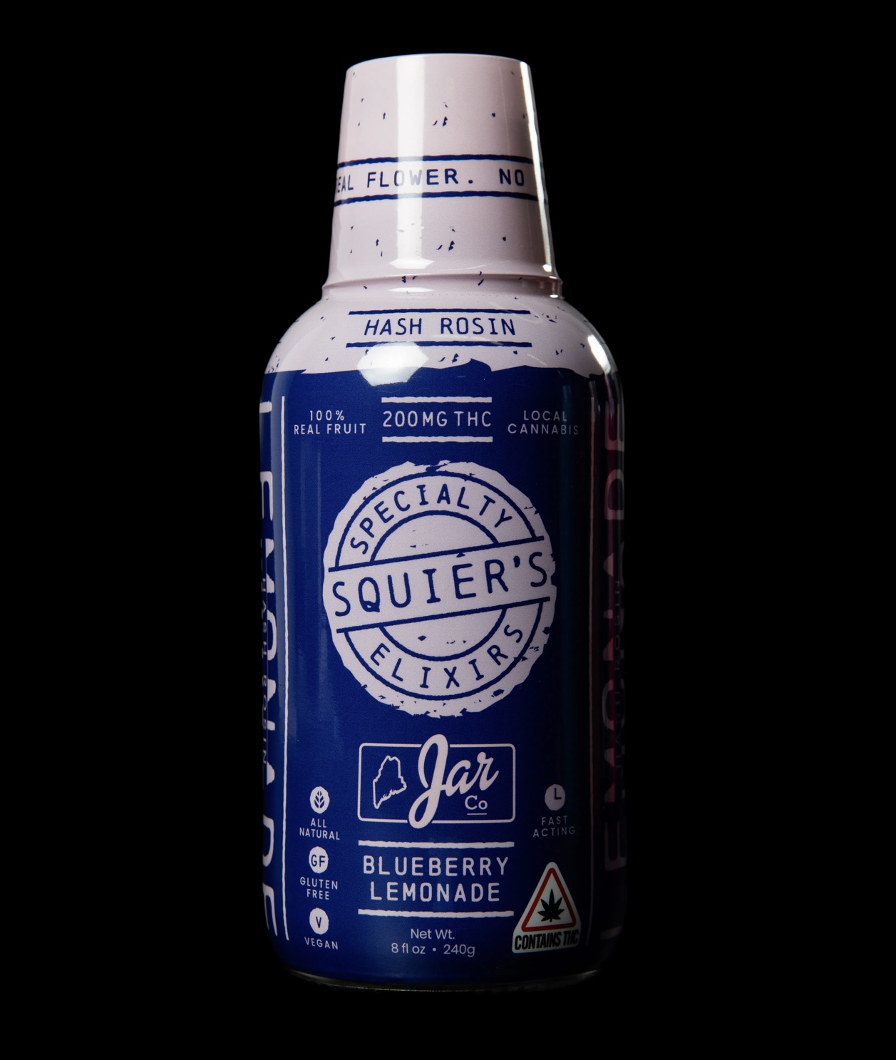 Photograph of product: Squiers RTD Blueberry Lemonade 200mg