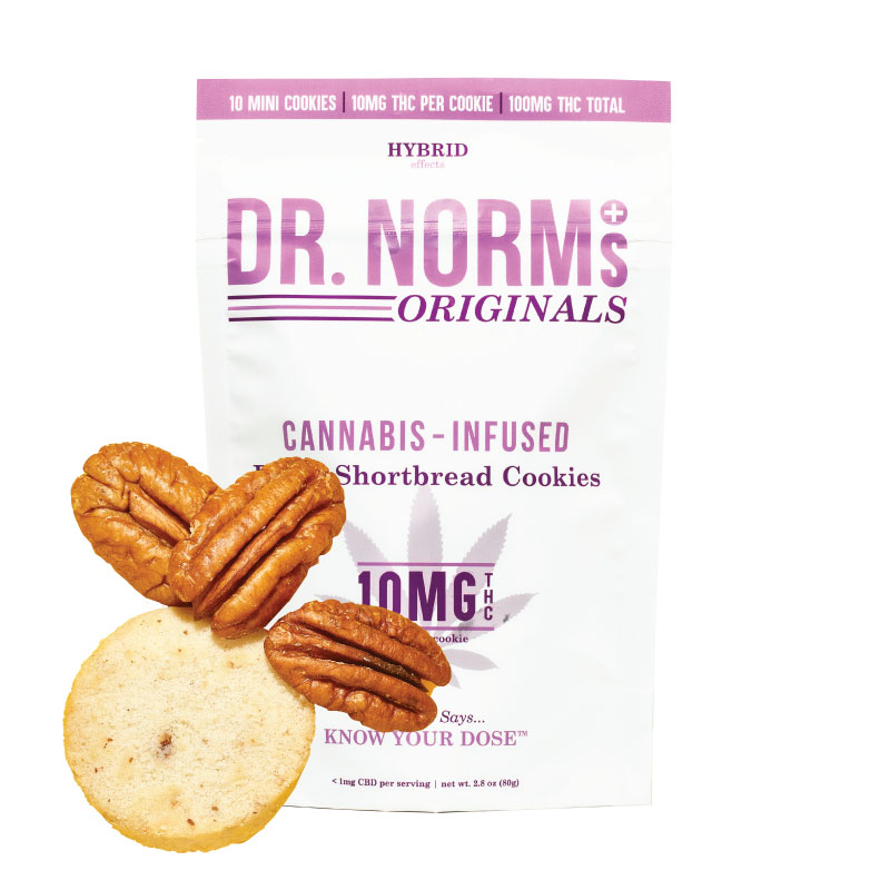 Photograph of product: Dr. Norms | Mini Cookies 100mg | H | Pecan Shortbread Cookies