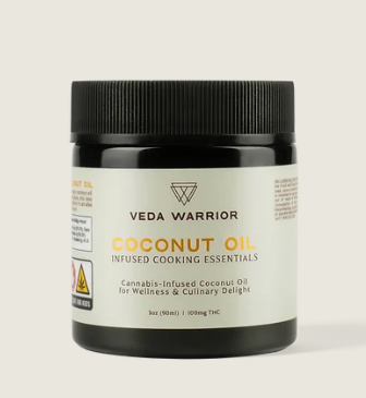 Photograph of product: Veda Warrior - Infused Coconut Oil 100MG