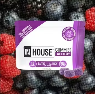 Photograph of product: Wild Berry | 5:1 TH-oui:TH-ouiV Gummies | 10pk of 10mg*