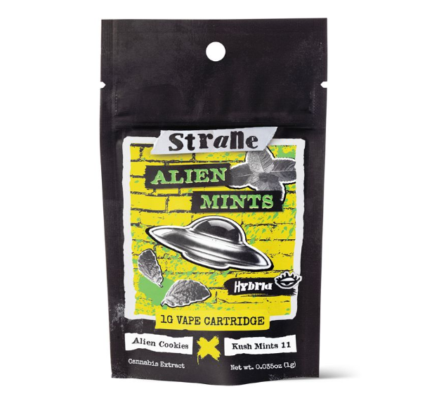 Photograph of product: Alien Mints Vape Cart | 4 for $75