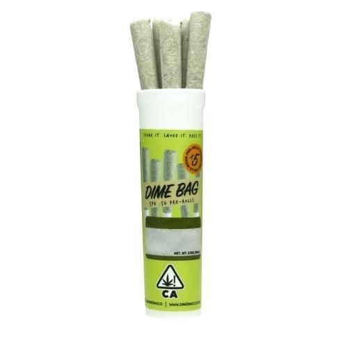 Photograph of product: Dime Bag Pre-roll Pack Berry Haze 2.5g - 