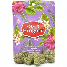 Photograph of product: Pacific Sunset 3.5g Smalls Bag - Ole' 4 Fingers