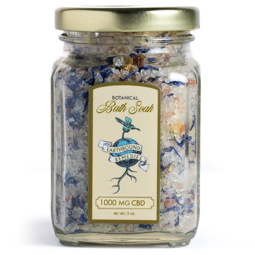 Photograph of product: Earthbound Remedies Eucalyptus & Spearmint Bath Soak