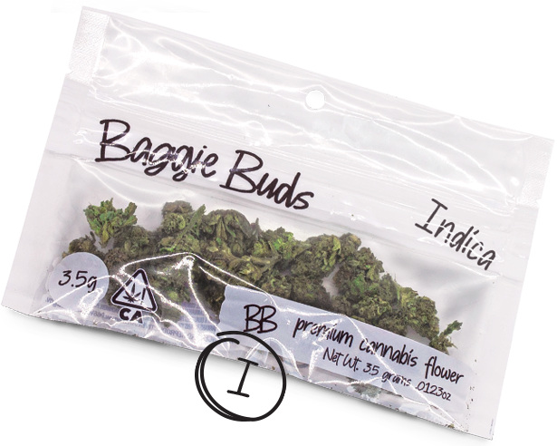 Photograph of Product: Purple Punch Baggie Buds - 3.5g