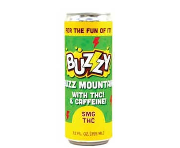Photograph of product: Buzz Mountain Soda - 5mg TH-oui