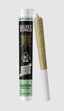 Photograph of product: Quiet Kings Infused Preroll 1g Mango Haze
