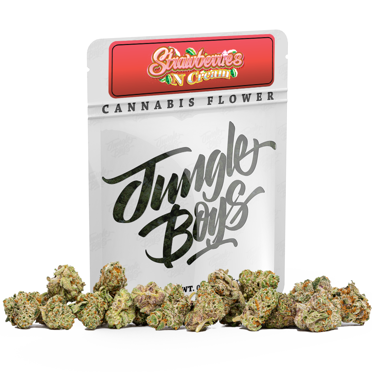 Photograph of product: Jungle Boys | Strawberries N Cream - 10g Smalls