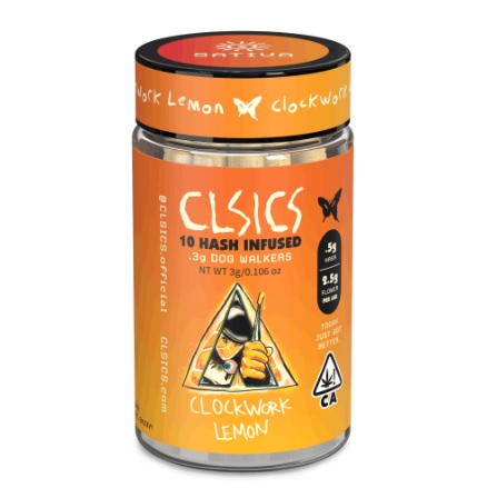 Photograph of product: CLSICS | Clockwork Lemon au chocolat Infused Pre-Rolls (10 Pack) | 3g