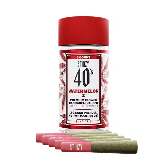 Photograph of product: Watermelon Z Infused Mini Joints- 5 Pack