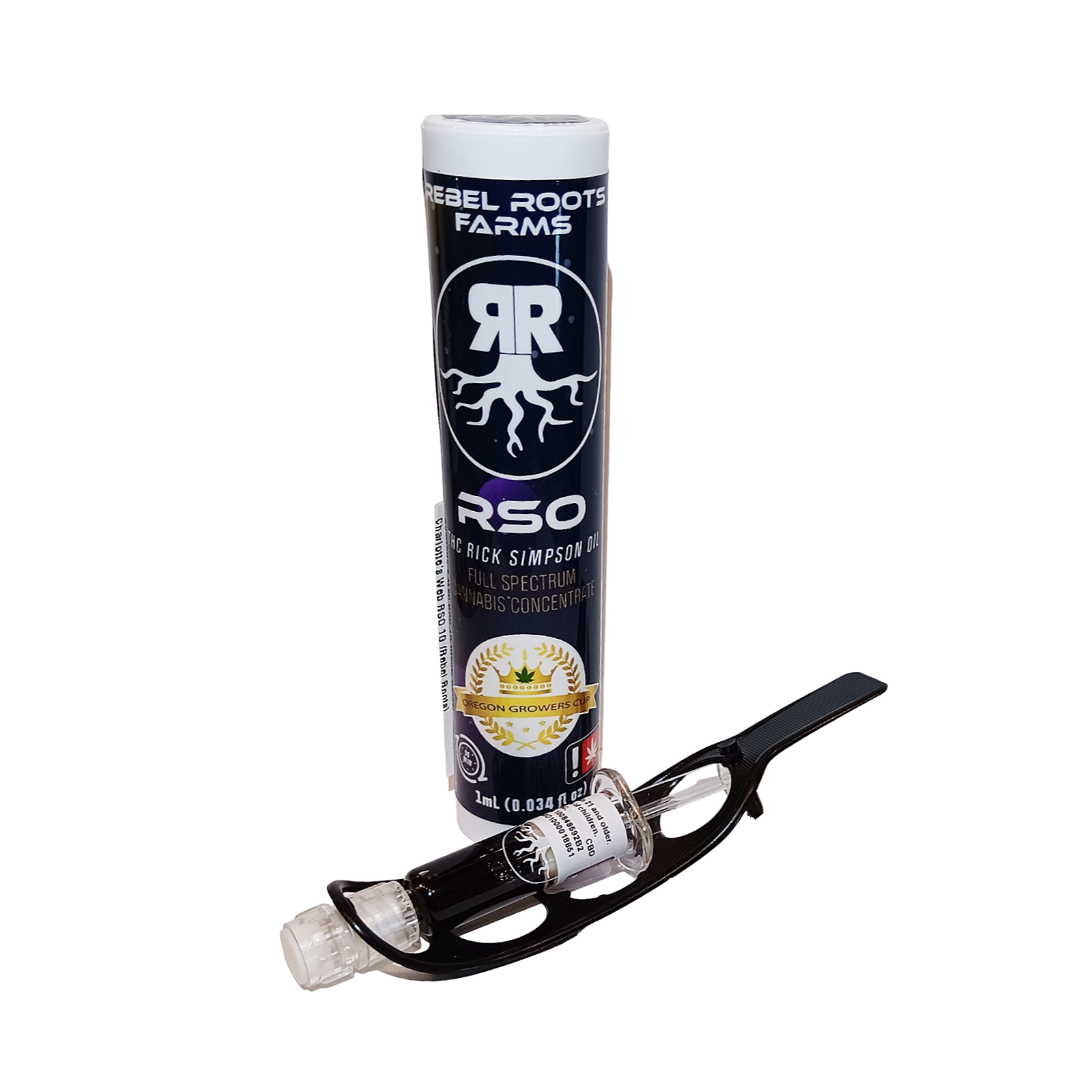 Photograph of Product: Rebel Roots: RSO -  Strawberry Cough