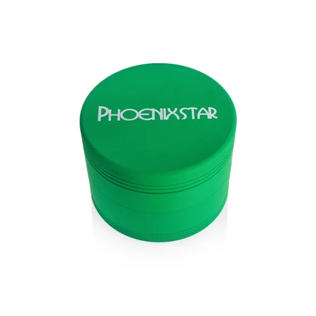 Photograph of product: PhoenixStar Grinder w/ Kief Catcher I Green I Highly Elevated
