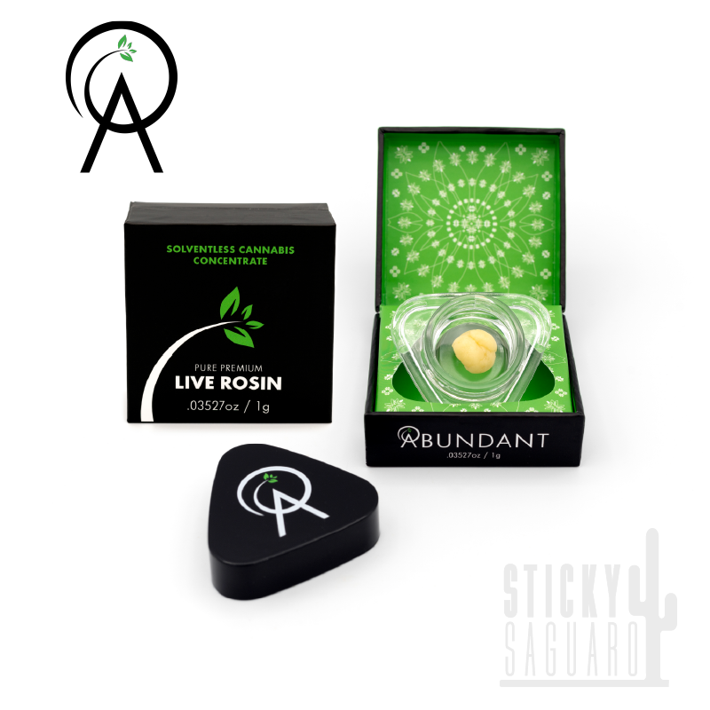 Photograph of product: Abundant Organics Live au chocolat Rosin Blue Zu (I) 1g