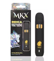 Photograph of product: MKX: Strawnana 1G Disposable Vape (I)
