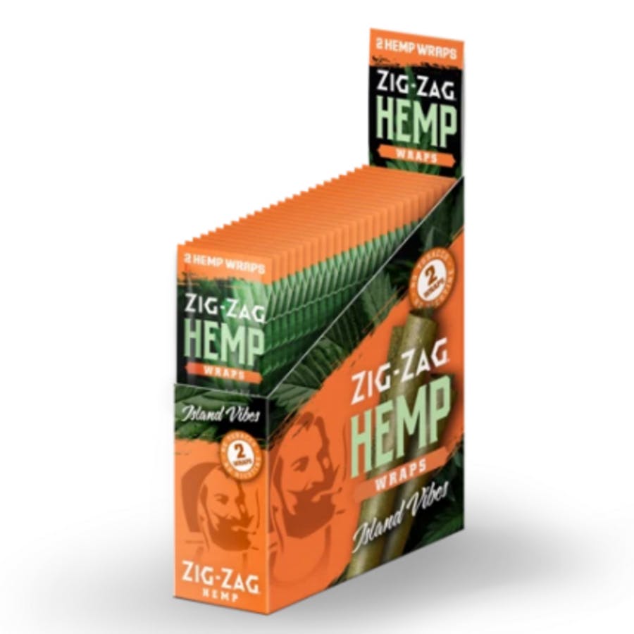 Photograph of product: ZIG ZAG - HEMP WRAPS - ISLAND VIBES