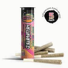 Photograph of product: HELLAVATED | JUICY STICKZ 5-PACK | MANGO DRAGON