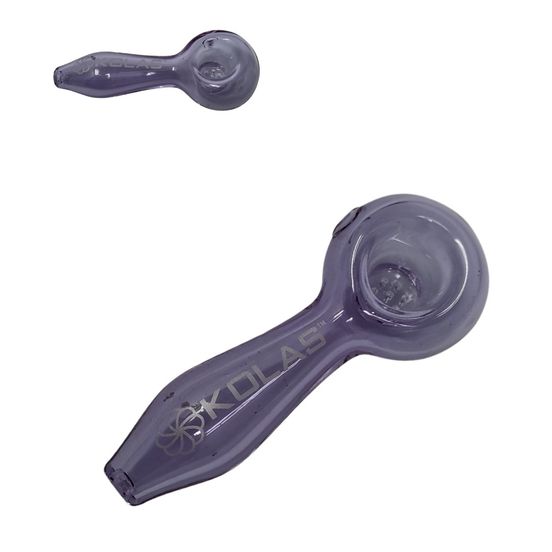 Photograph of product: Kolas Branded Pipe Small w/ Silver Logo Purple - 