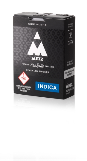 Photograph of product: Mezz - Kief Blend Infused PreRoll (I) 7 pack