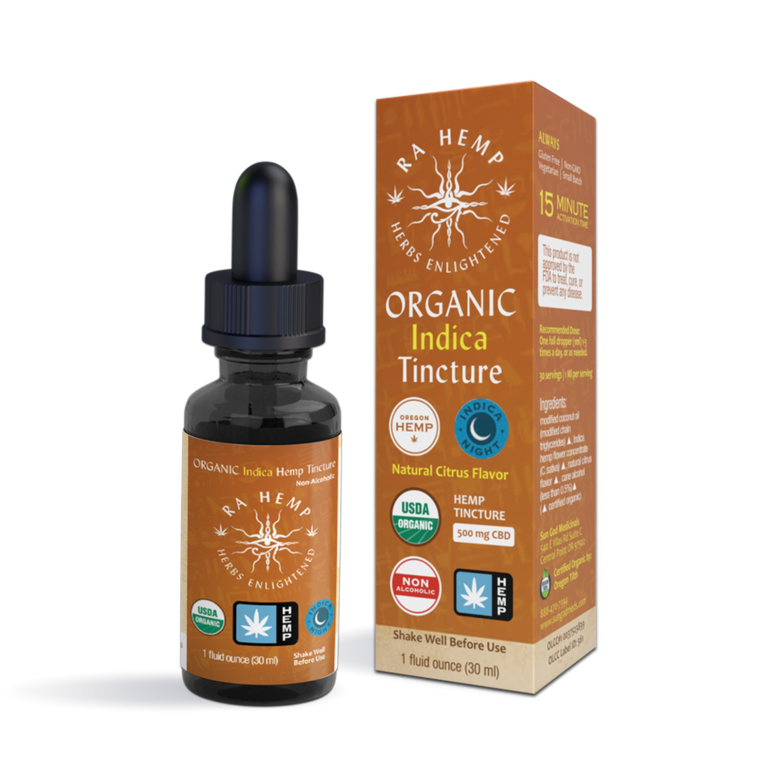 Photograph of product: Ra Hemp Oui'd MCT Oil Tincture